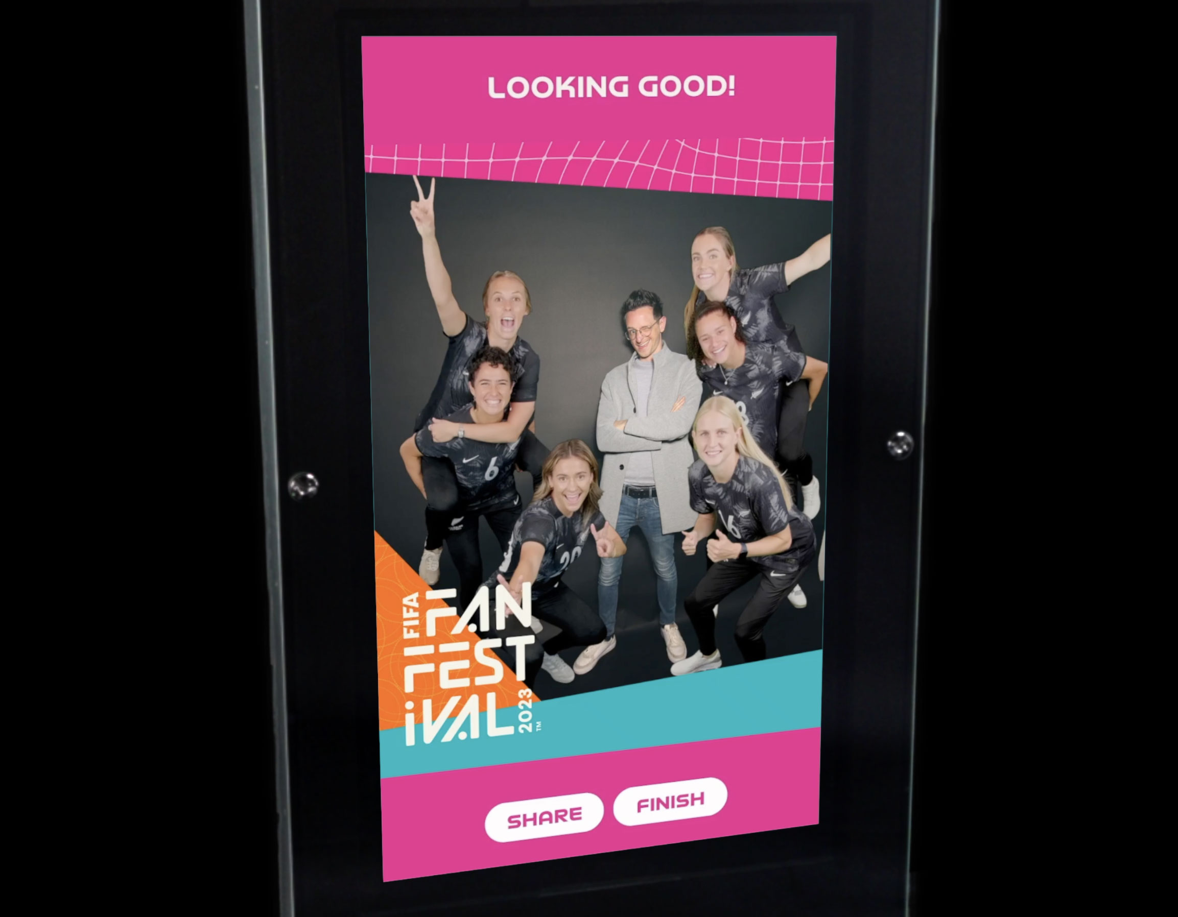 Augmented Reality – digitale Overlays am Mirror Booth