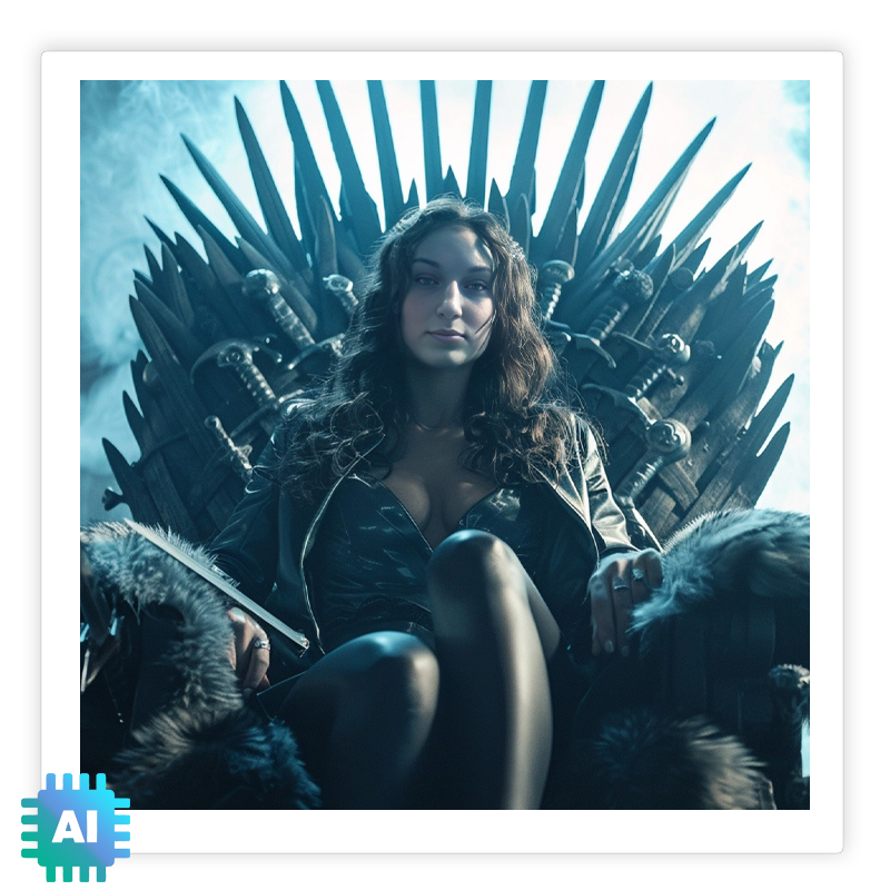 KI Fotobox Thrones Damen