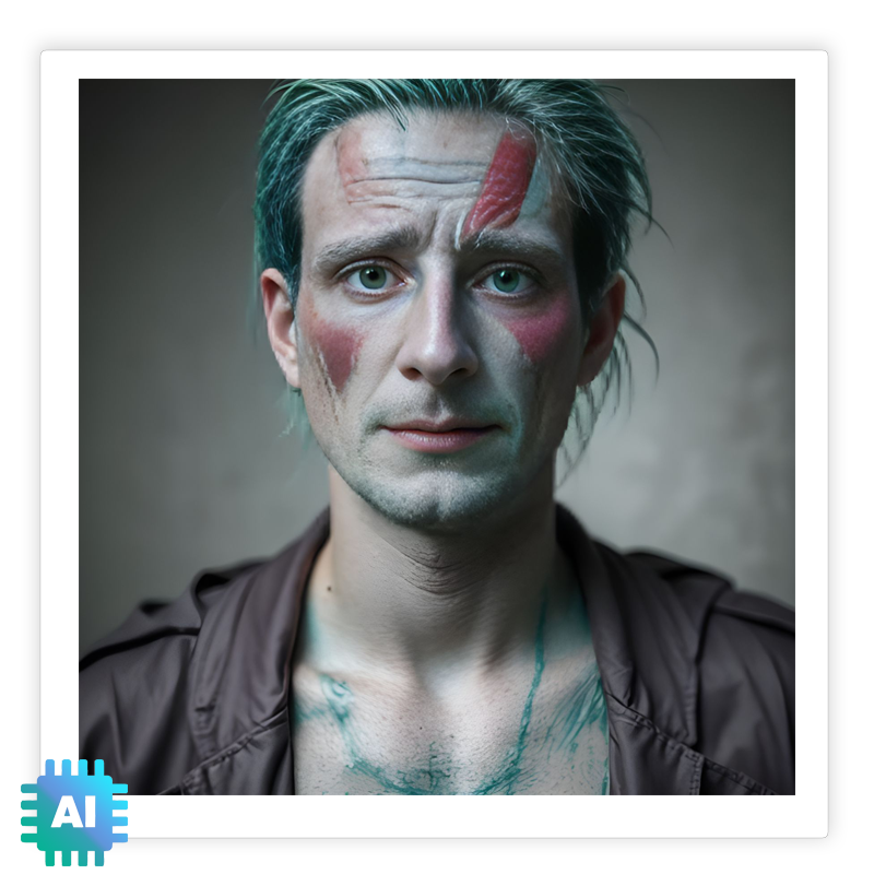 KI Fotobox Joker Villain Beispiel