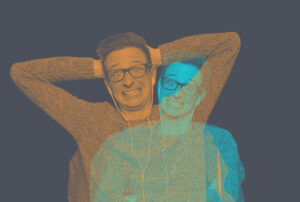 Bild-in-Bild Fotobox Fotofilter zweifarbig zwei Bilder halbtransparent übereinander gelegt